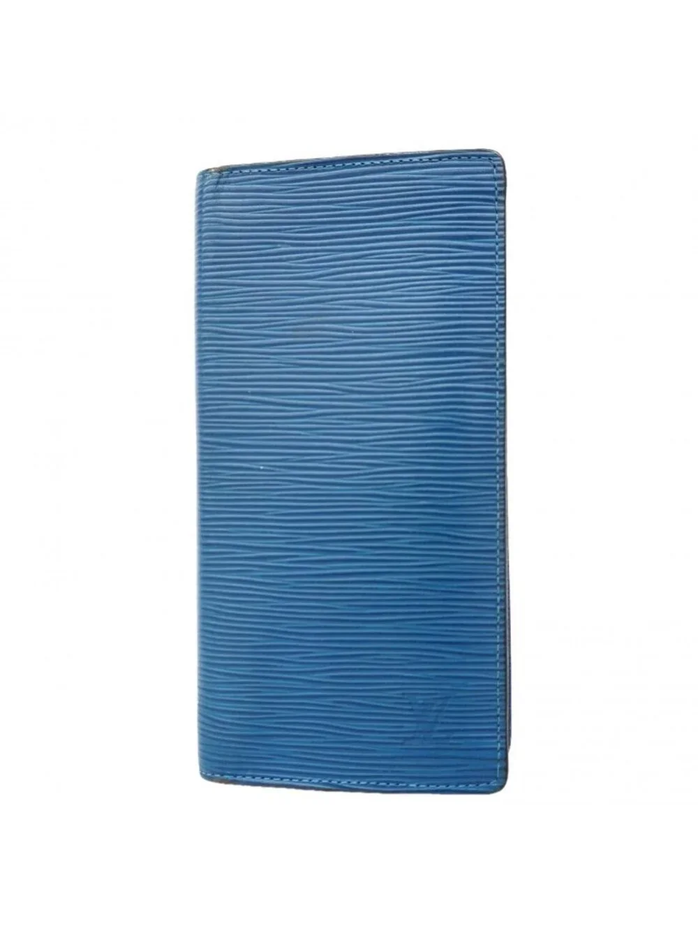 Louis Vuitton Wallet Epi Portefeuille Brazza Blue Celeste